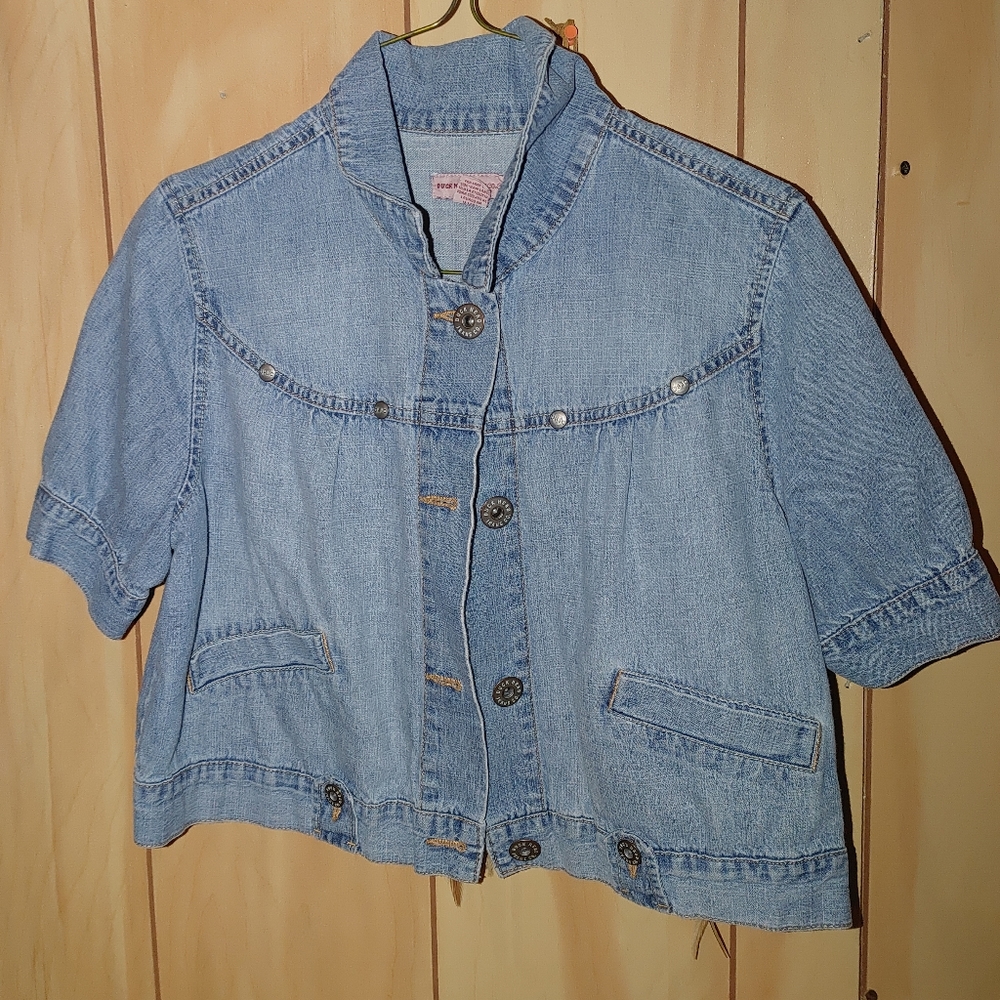 Duck Heads Short Sleeve Jean Jacket